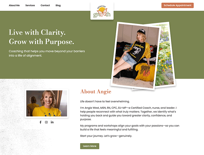 Genuine Growth Website