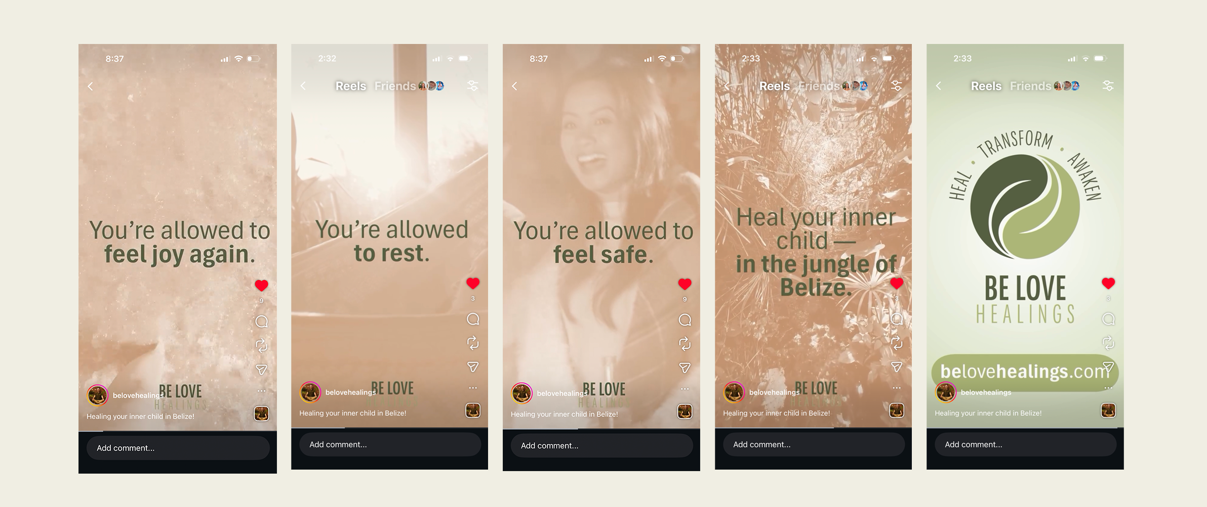 Be Love Healings Retreat Reel