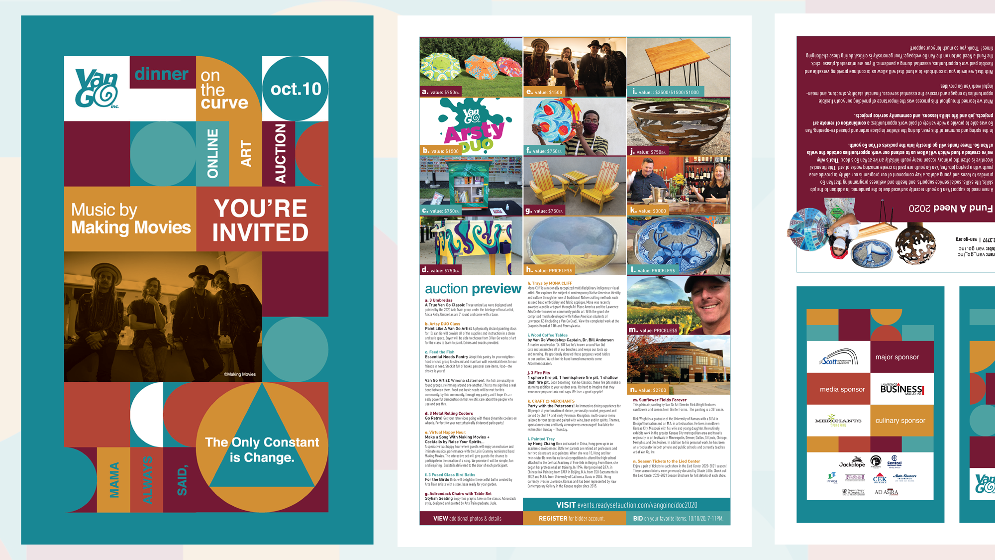 Van Go, Inc Dinner On The Curve